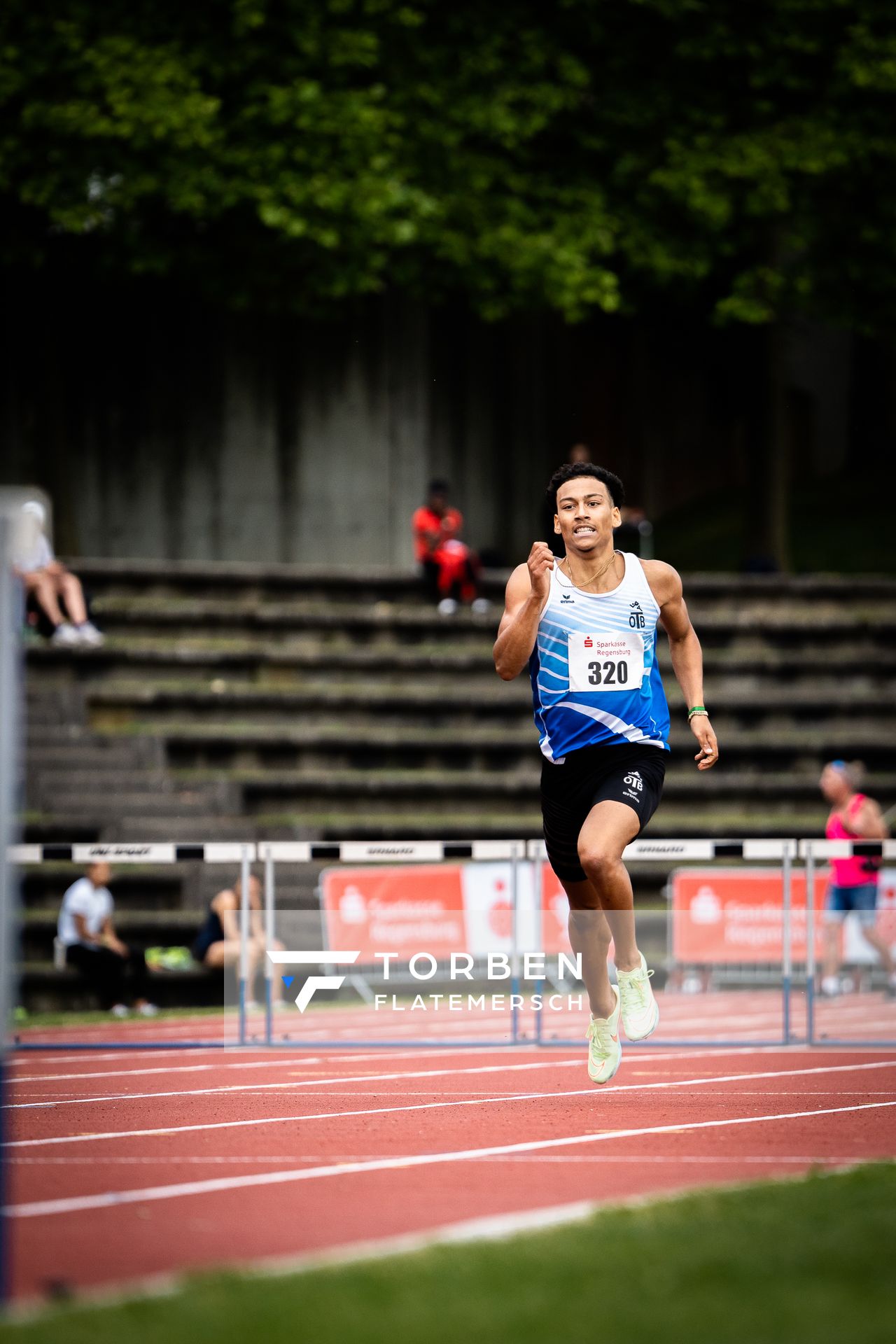 Jordan Gordon (OTB Osnabrueck) am 03.06.2022 waehrend der Sparkassen Gala in Regensburg